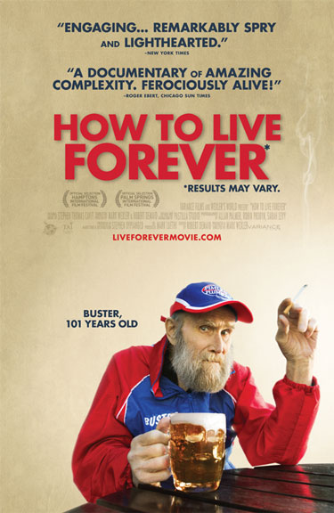 how to live forever poster